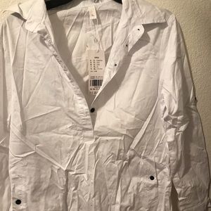 White plain long sleeve